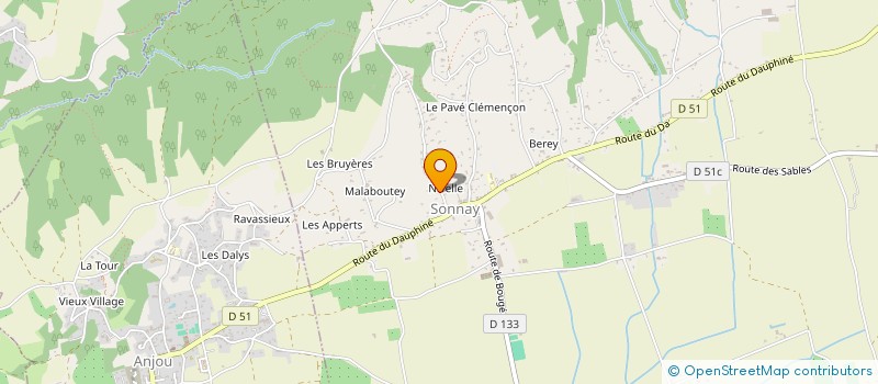 localisation de l'entreprise MEASSON PONTHIER  SONNAY