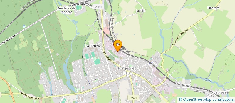 localisation de l'entreprise MEAT ACADEMIE  FORGES-LES-EAUX