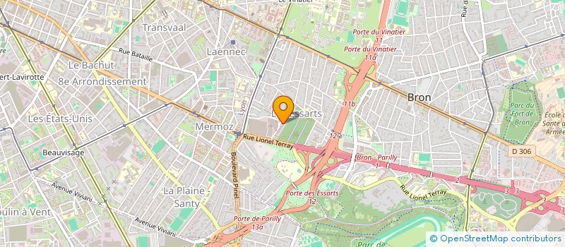 localisation de l'entreprise MEAT'ART  BRON