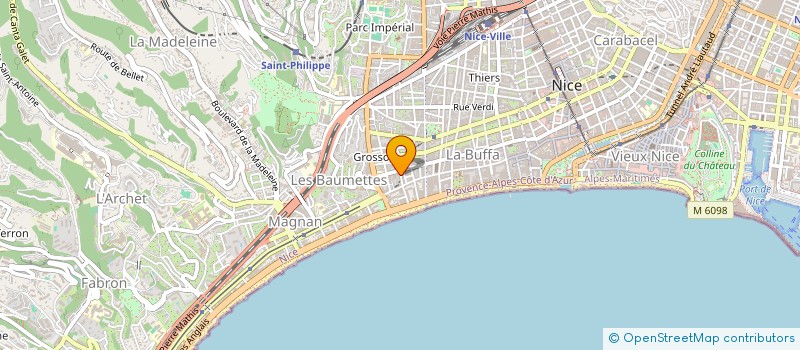 localisation de l'entreprise MEAT BAR  NICE