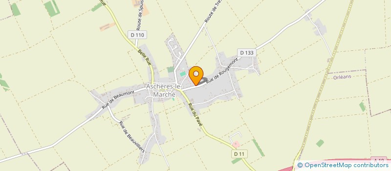 localisation de l'entreprise MEATERRA à ASCHERES-LE-MARCHE