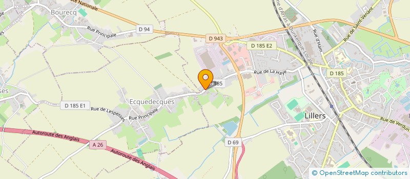 localisation de l'entreprise MEATING  LILLERS