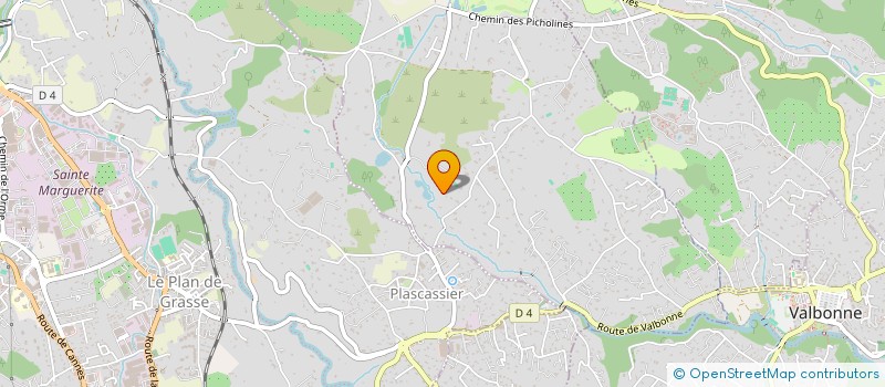 localisation de l'entreprise MEAU  CHATEAUNEUF-GRASSE