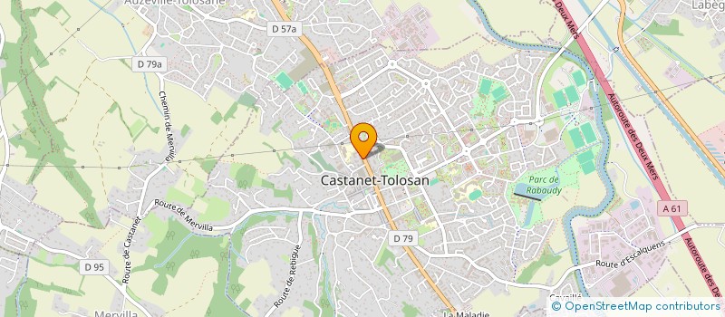 localisation de l'entreprise MEAUDAIR à CASTANET-TOLOSAN
