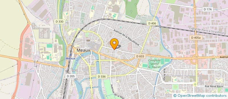 localisation de l'entreprise MEAUX à MEAUX