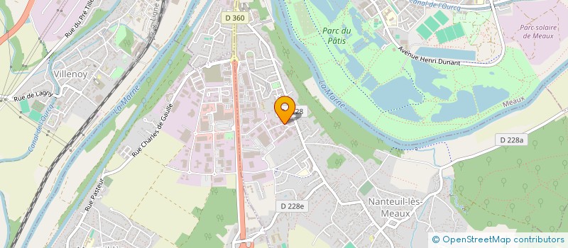 localisation de l'entreprise MEAUX ENCADREMENT à NANTEUIL-LES-MEAUX