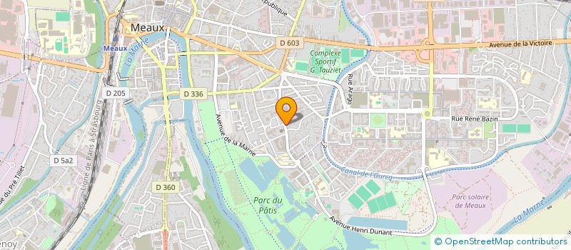 localisation de l'entreprise MEAUX MULTI MARCHE à MEAUX