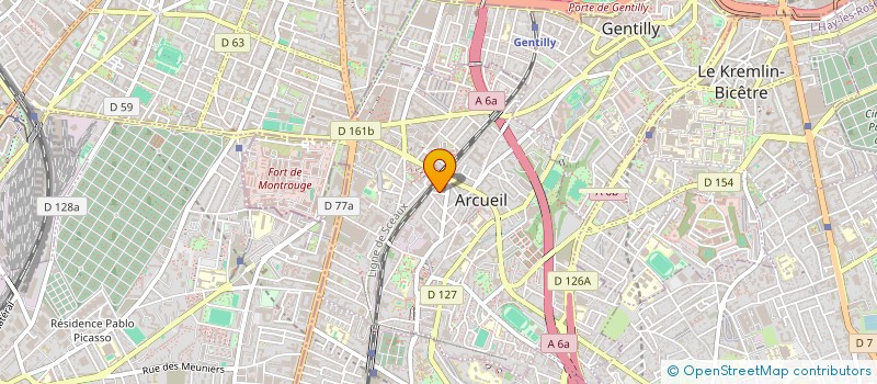 localisation de l'entreprise MEAUX PATRIMOINE à ARCUEIL