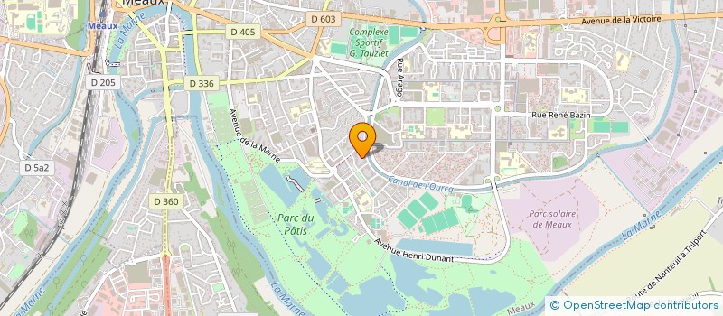 localisation de l'entreprise MEAUX VOLTIGE COMPETITION  MEAUX