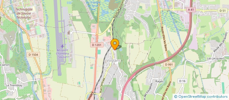 localisation de l'entreprise MEAZURO à VOGLANS