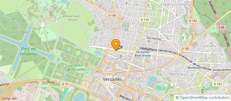 localisation de l'entreprise MEB 2 à VERSAILLES