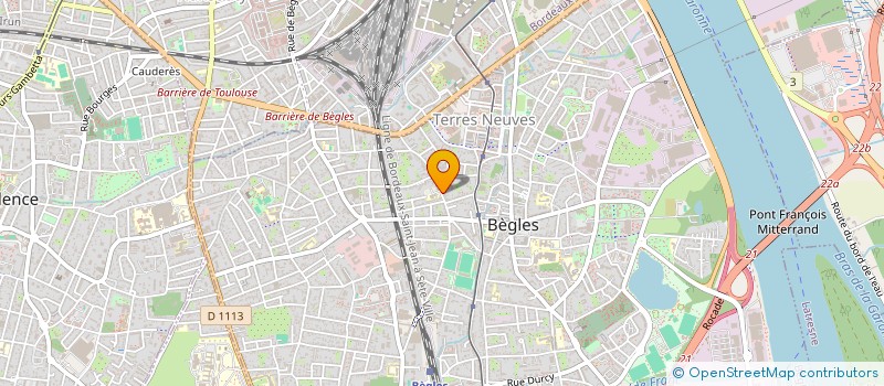 localisation de l'entreprise MEB à BEGLES