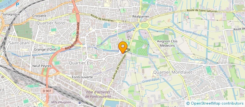 localisation de l'entreprise MEB  AVIGNON