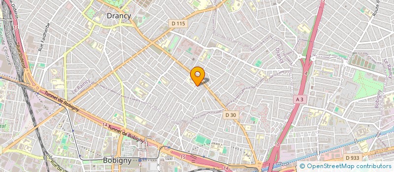 localisation de l'entreprise MEB BATIMENT à DRANCY