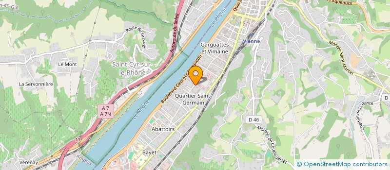 localisation de l'entreprise MEB EURO TRANS  VIENNE