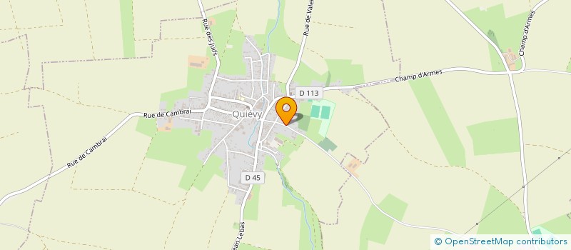 localisation de l'entreprise MEB IMMO  QUIEVY