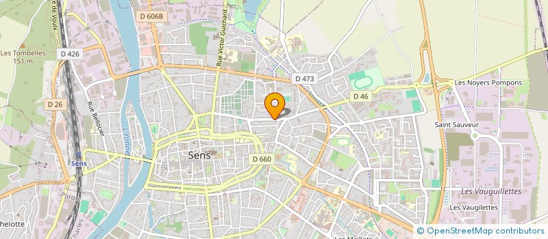 localisation de l'entreprise MEB INVEST  SENS