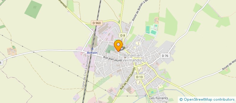 localisation de l'entreprise MEB MARKET  BOHAIN-EN-VERMANDOIS