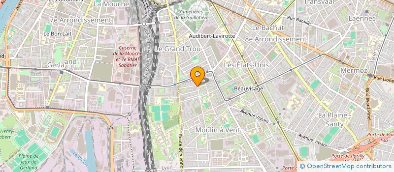 localisation de l'entreprise MEB2  VENISSIEUX