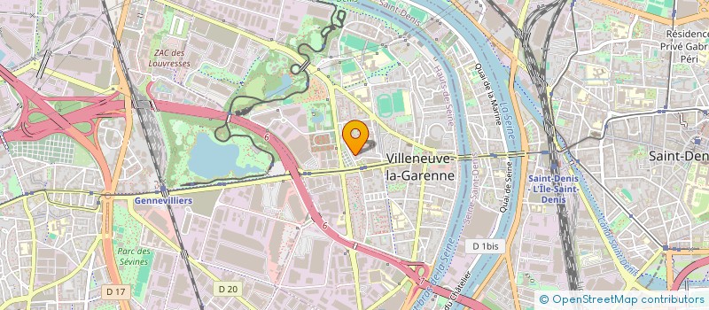 localisation de l'entreprise MEBARAKOU  VILLENEUVE-LA-GARENNE