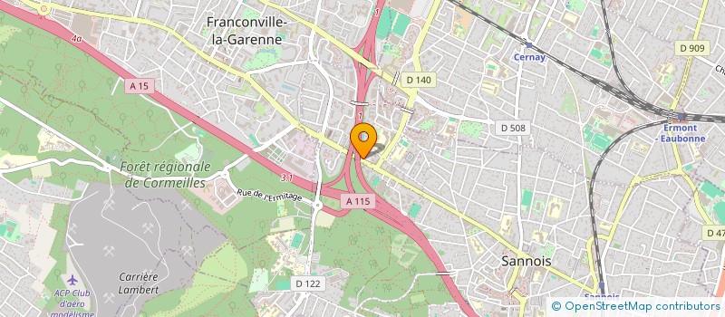 localisation de l'entreprise MEBAREK  SANNOIS