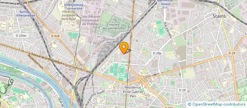 localisation de l'entreprise MEBAREK INVEST  SAINT-DENIS