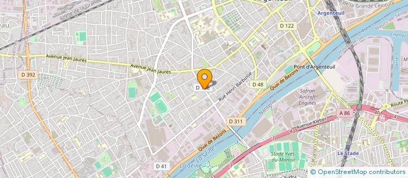 localisation de l'entreprise MEBARKIA KHELOUFI SAS  ARGENTEUIL