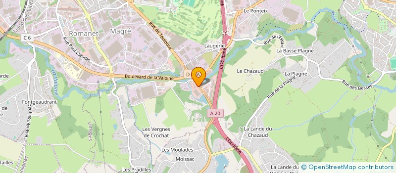 localisation de l'entreprise MEBARTH à LIMOGES