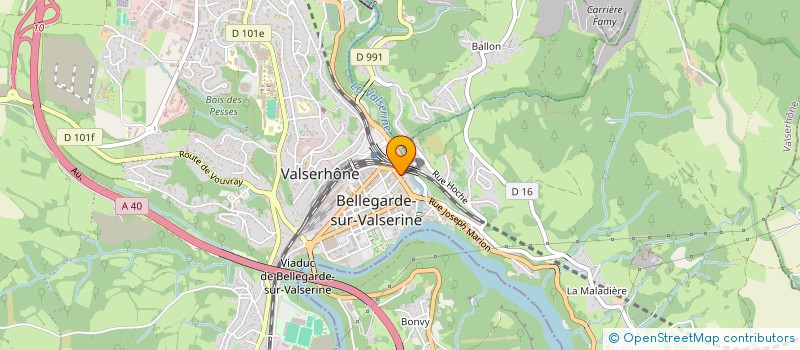 localisation de l'entreprise MEBEL à VALSERHONE