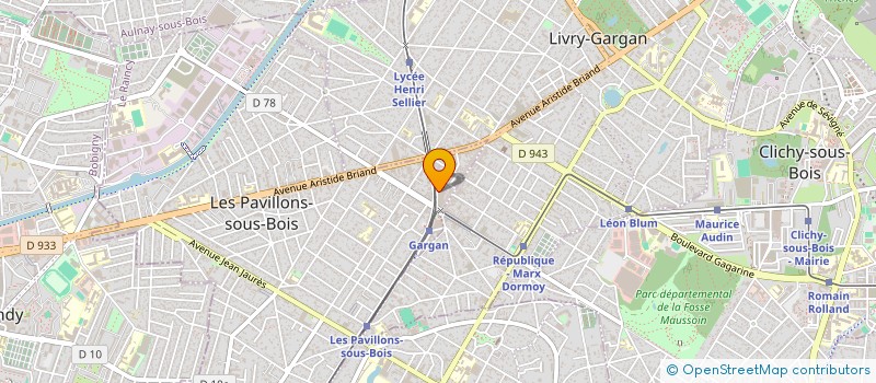 localisation de l'entreprise MEBITRANS à LES PAVILLONS-SOUS-BOIS