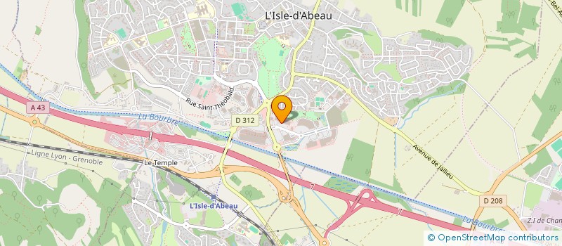 localisation de l'entreprise MEBLEX  L'ISLE-D'ABEAU