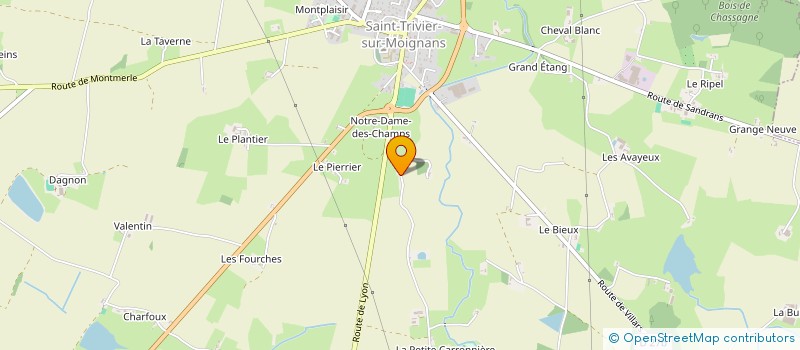 localisation de l'entreprise MEBO  SAINT-TRIVIER-SUR-MOIGNANS