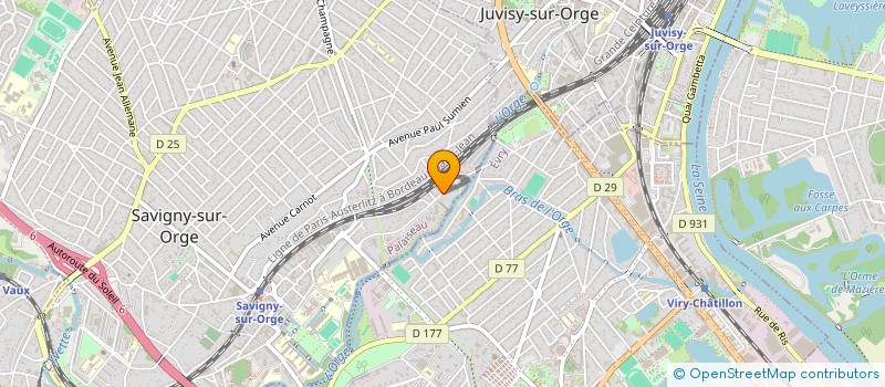 localisation de l'entreprise MEBROUK à SAVIGNY-SUR-ORGE