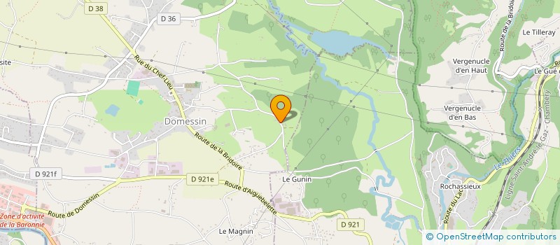 localisation de l'entreprise MEC'ALP INDUSTRIE à DOMESSIN