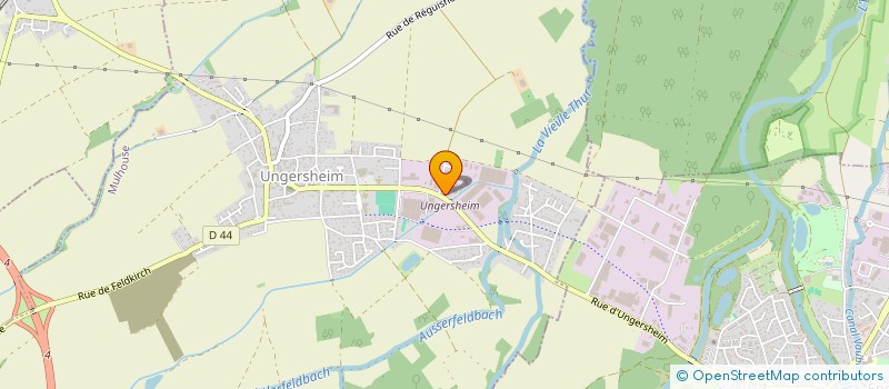 localisation de l'entreprise MEC'ALSA  UNGERSHEIM