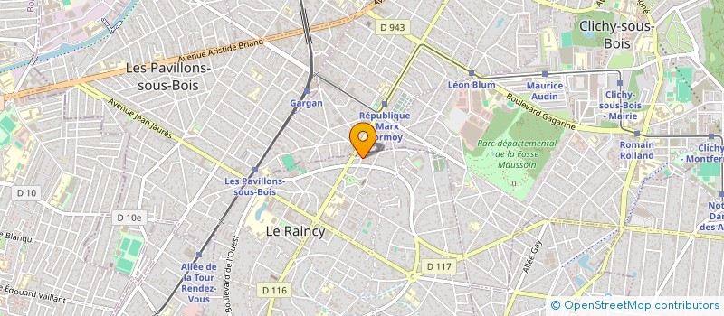 localisation de l'entreprise MEC BAT à LE RAINCY