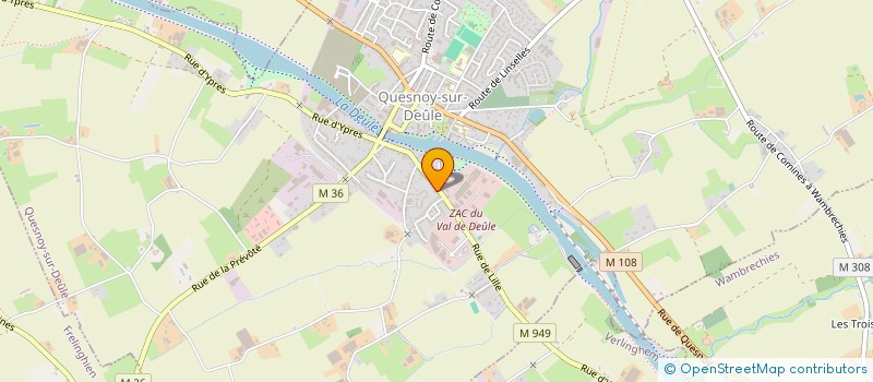 localisation de l'entreprise MEC IMMO à QUESNOY-SUR-DEULE