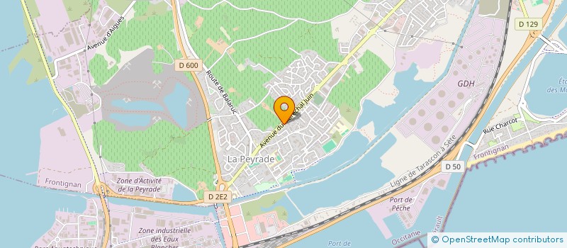 localisation de l'entreprise MECA 34 à FRONTIGNAN