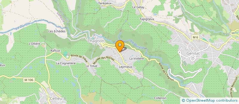 localisation de l'entreprise MECA 42 à CHAGNON