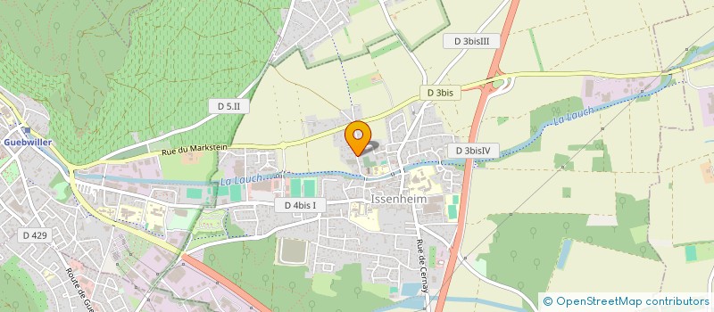 localisation de l'entreprise MECA 68 SARL à ISSENHEIM