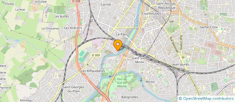 localisation de l'entreprise MECA 72  LE MANS