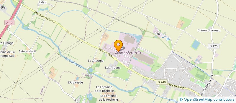 localisation de l'entreprise MECA 79 à PRAHECQ