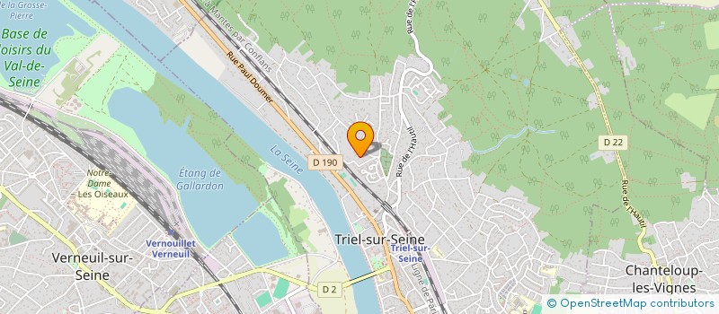 localisation de l'entreprise MECA  TRIEL-SUR-SEINE