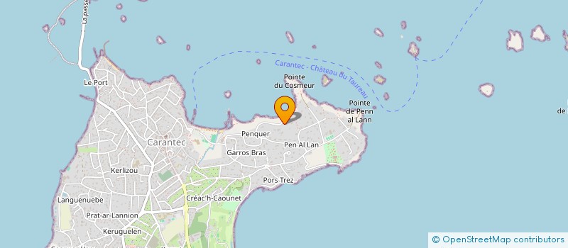 localisation de l'entreprise MECA  CARANTEC