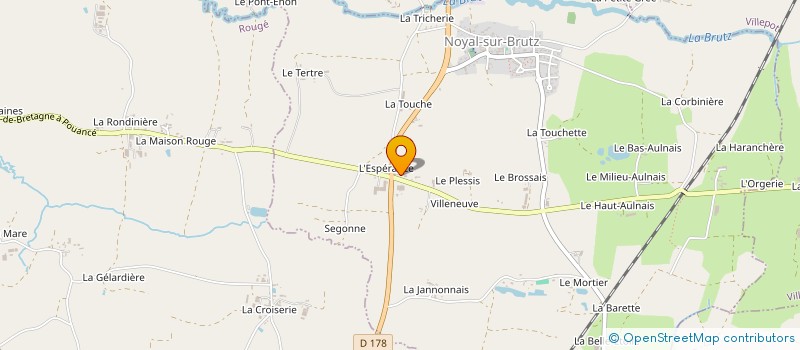 localisation de l'entreprise MECA ATLANTIQUE à NOYAL-SUR-BRUTZ