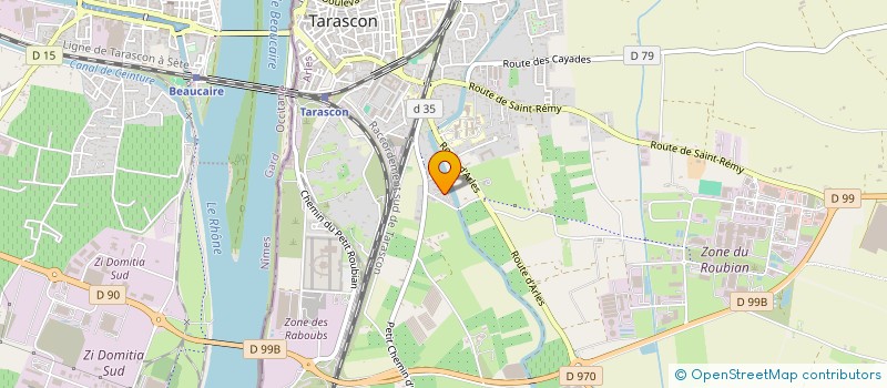 localisation de l'entreprise MECA AUTO à TARASCON