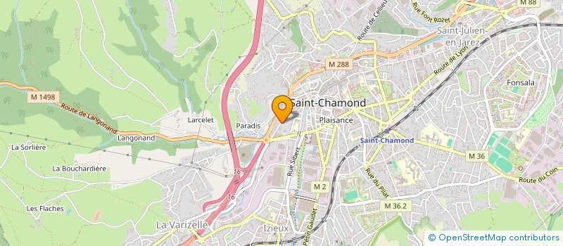 localisation de l'entreprise MECA AUTO 93 à SAINT-CHAMOND