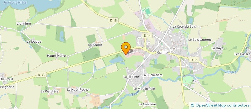 localisation de l'entreprise MECA-CHENE  RIAILLE