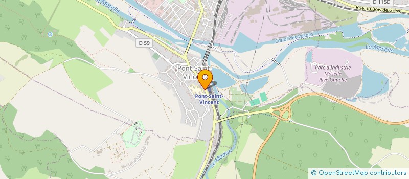 localisation de l'entreprise MECA CHRONO  PONT-SAINT-VINCENT