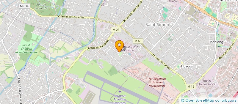 localisation de l'entreprise MECA CONSTRUCTION  CUGNAUX